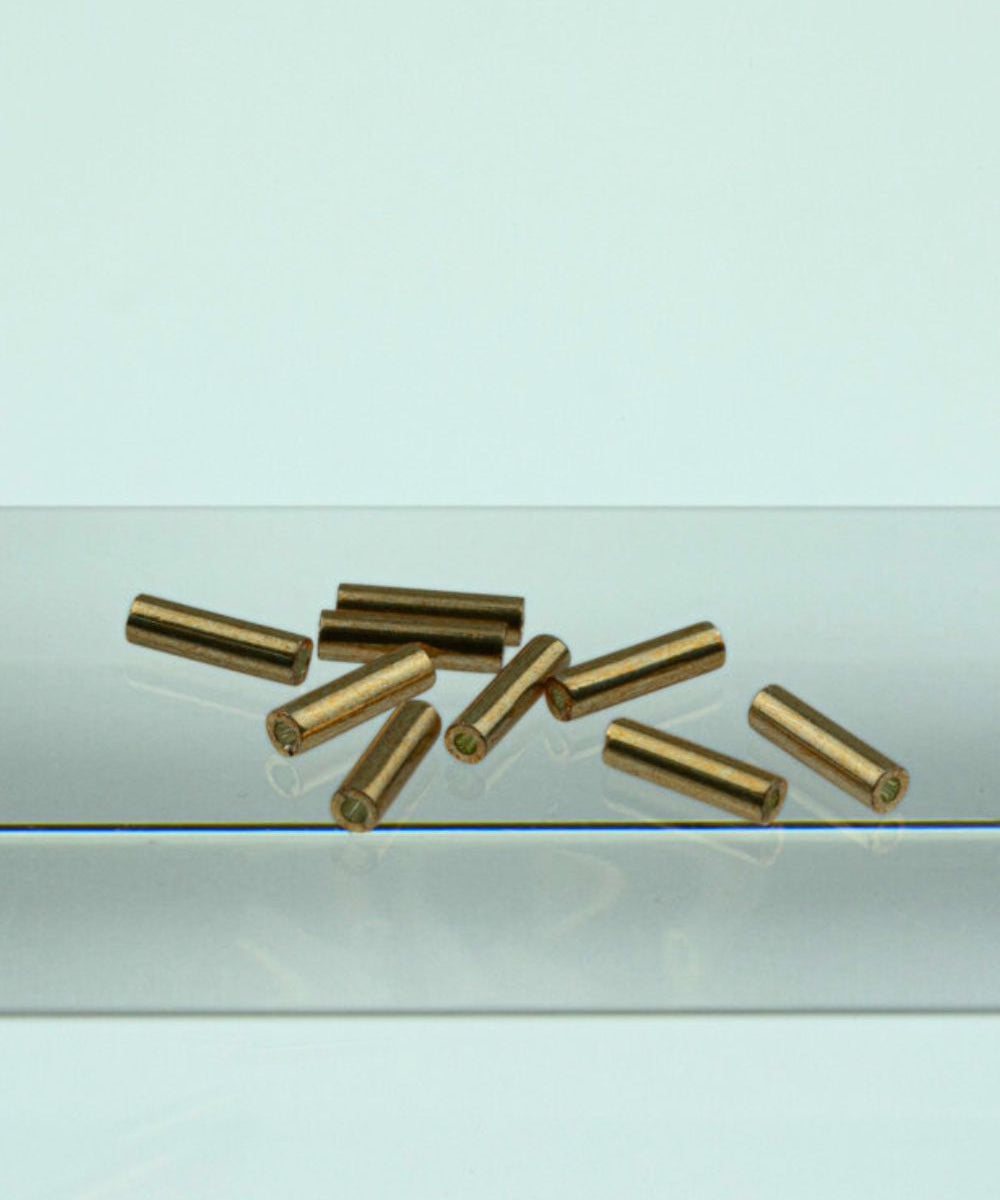 Perles Miyuki Bugles 6mm - Galvanized Yellow Gold