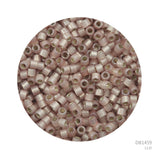 Miyuki delica 11/0 silverlined shell opal
