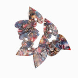 Pendentif coeur en acétate 29mm