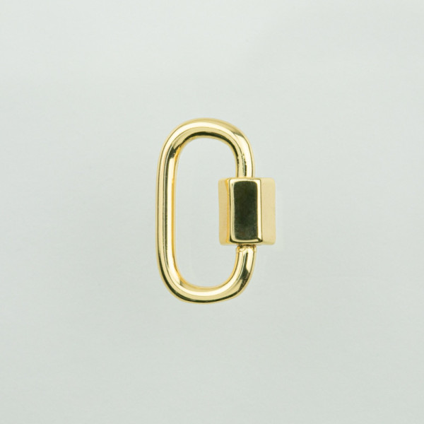 Porte clés anneau 15 mm à personnaliser - Rhodié x1 - Perles & Co